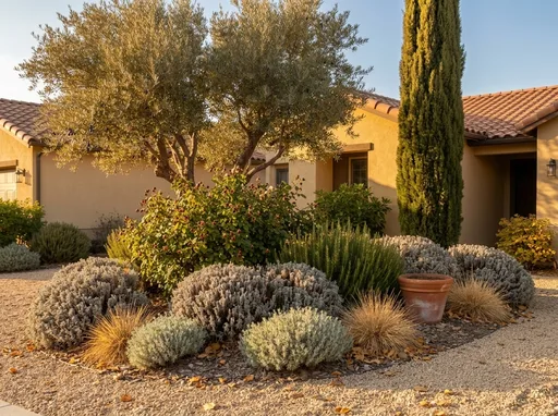 Mediterranean in fall — AI-designed yard